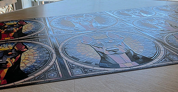 DecoCraft - Scenic Elevated Texture Tiles - Doberman