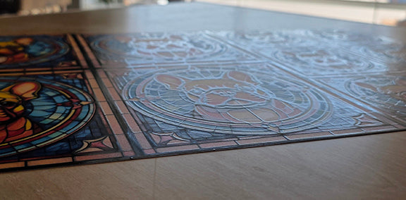 DecoCraft - Scenic Elevated Texture Tiles -French Bulldog