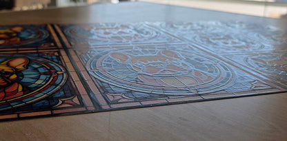 DecoCraft - Scenic Elevated Texture Tiles -French Bulldog