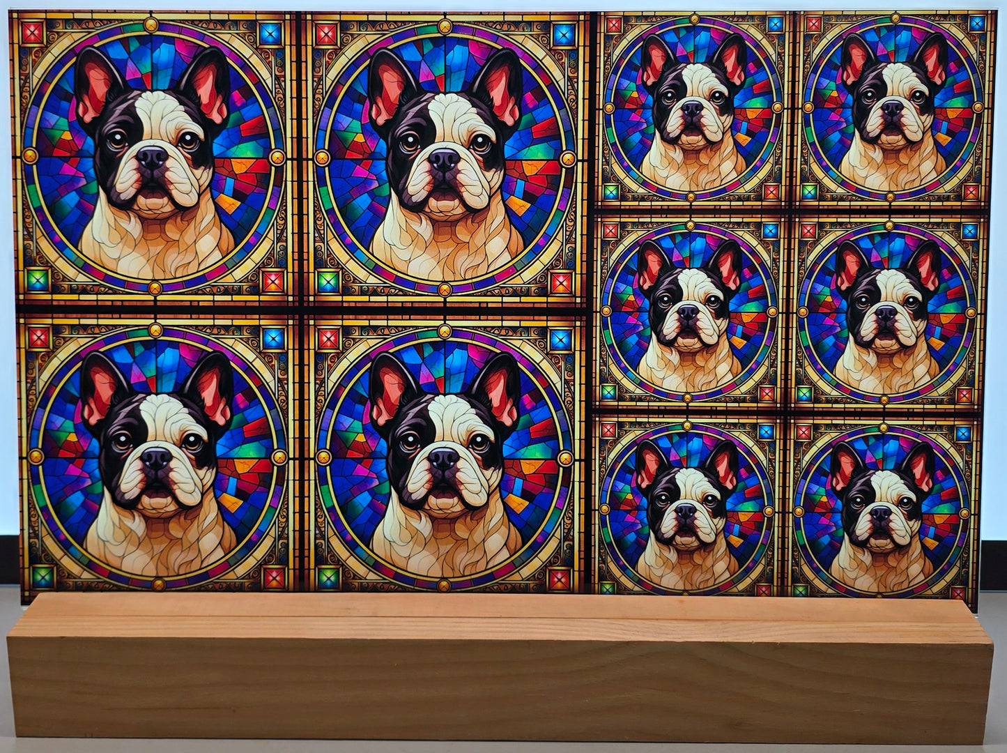 DecoCraft - Scenic Elevated Texture Tiles - French Bulldog