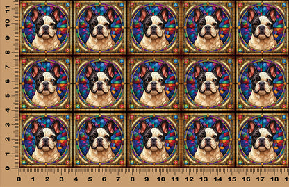 DecoCraft - Scenic Elevated Texture Tiles - French Bulldog