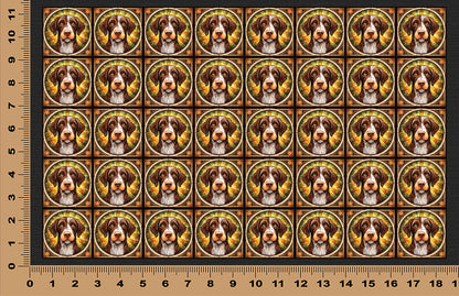 DecoCraft - Scenic Elevated Texture Tiles - German Wirehaired Pointer