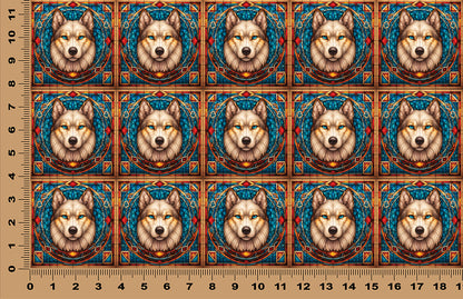DecoCraft - Scenic Elevated Texture Tiles - Gray Wolf