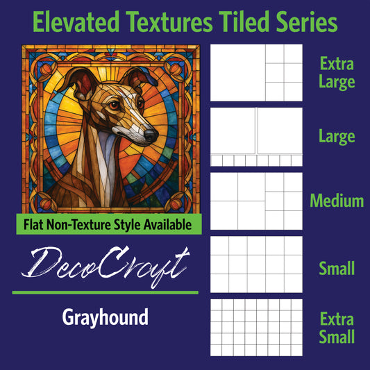DecoCraft - Scenic Elevated Texture Tiles - Grayhound