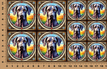 DecoCraft - Scenic Elevated Texture Tiles - Great Dane