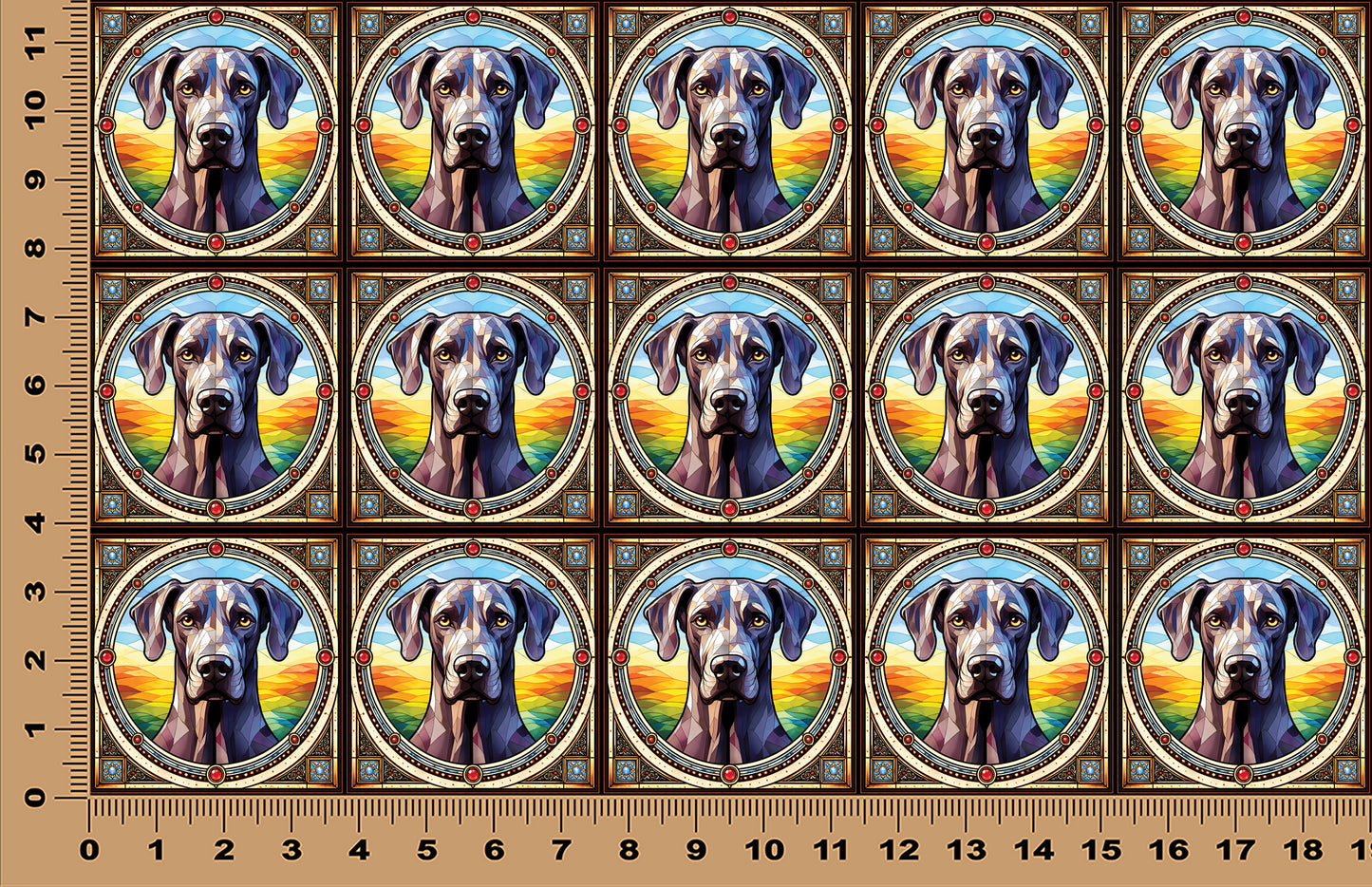 DecoCraft - Scenic Elevated Texture Tiles - Great Dane