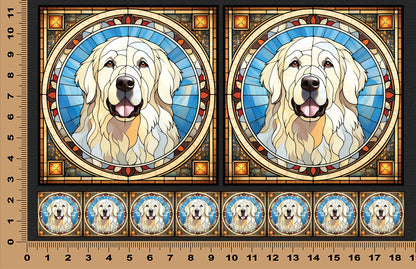 DecoCraft - Scenic Elevated Texture Tiles - Great Pyrenees