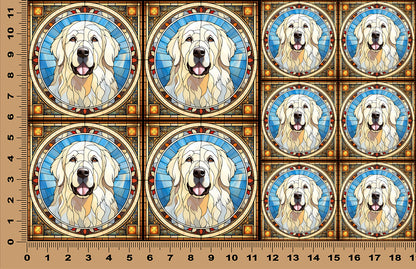 DecoCraft - Scenic Elevated Texture Tiles - Great Pyrenees