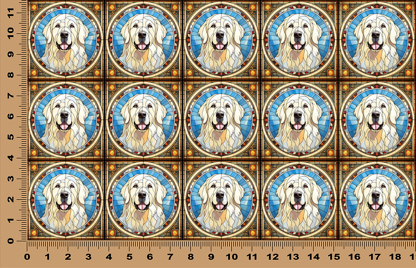 DecoCraft - Scenic Elevated Texture Tiles - Great Pyrenees