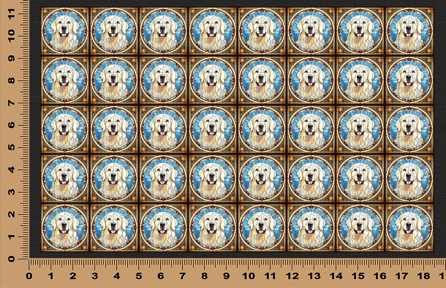 DecoCraft - Scenic Elevated Texture Tiles - Great Pyrenees