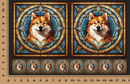 DecoCraft - Scenic Elevated Texture Tiles - Husky II