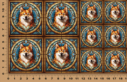 DecoCraft - Scenic Elevated Texture Tiles - Husky II
