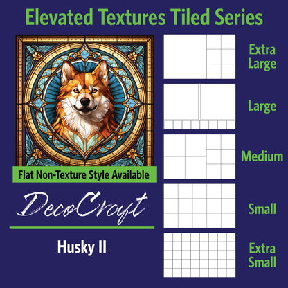 DecoCraft - Scenic Elevated Texture Tiles - Husky II