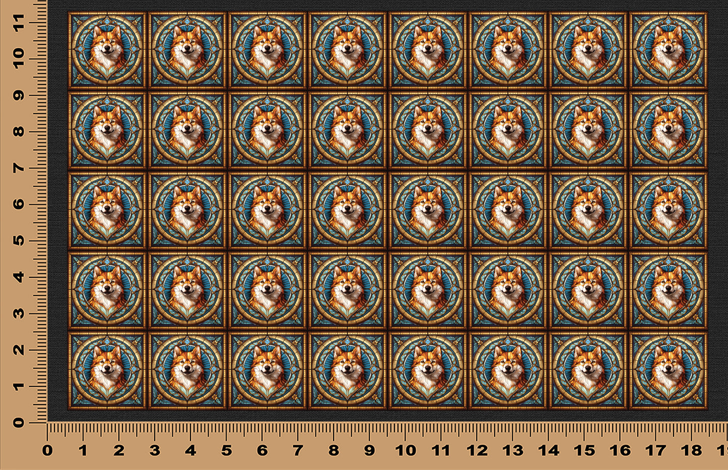 DecoCraft - Scenic Elevated Texture Tiles - Husky II