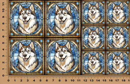 DecoCraft - Scenic Elevated Texture Tiles - Husky I