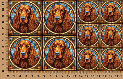 DecoCraft - Scenic Elevated Texture Tiles - Irish Setter