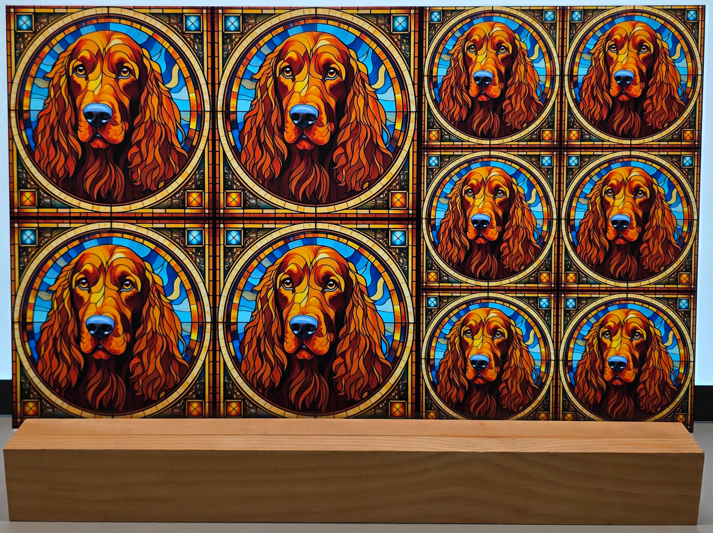 DecoCraft - Scenic Elevated Texture Tiles - Irish Setter