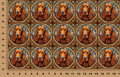 DecoCraft - Scenic Elevated Texture Tiles - Irish Setter