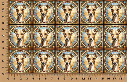 DecoCraft - Scenic Elevated Texture Tiles - Italian Greyhound