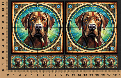 DecoCraft - Scenic Elevated Texture Tiles - Labrador Retriever