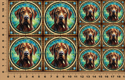 DecoCraft - Scenic Elevated Texture Tiles - Labrador Retriever