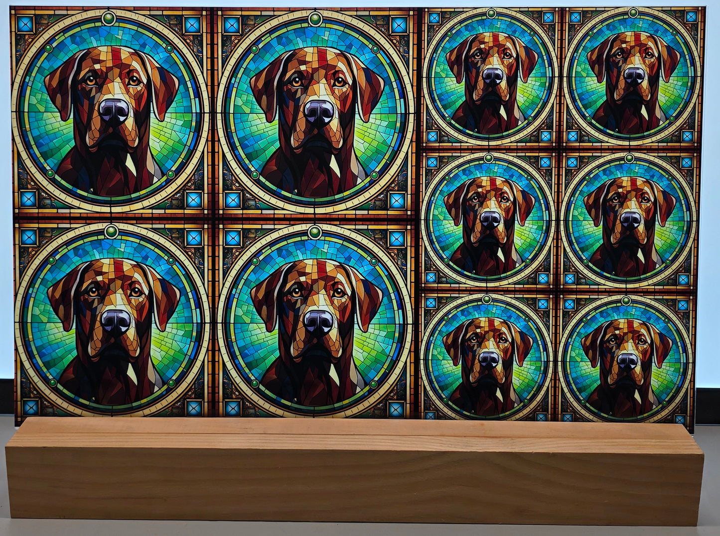 DecoCraft - Scenic Elevated Texture Tiles - Labrador Retriever