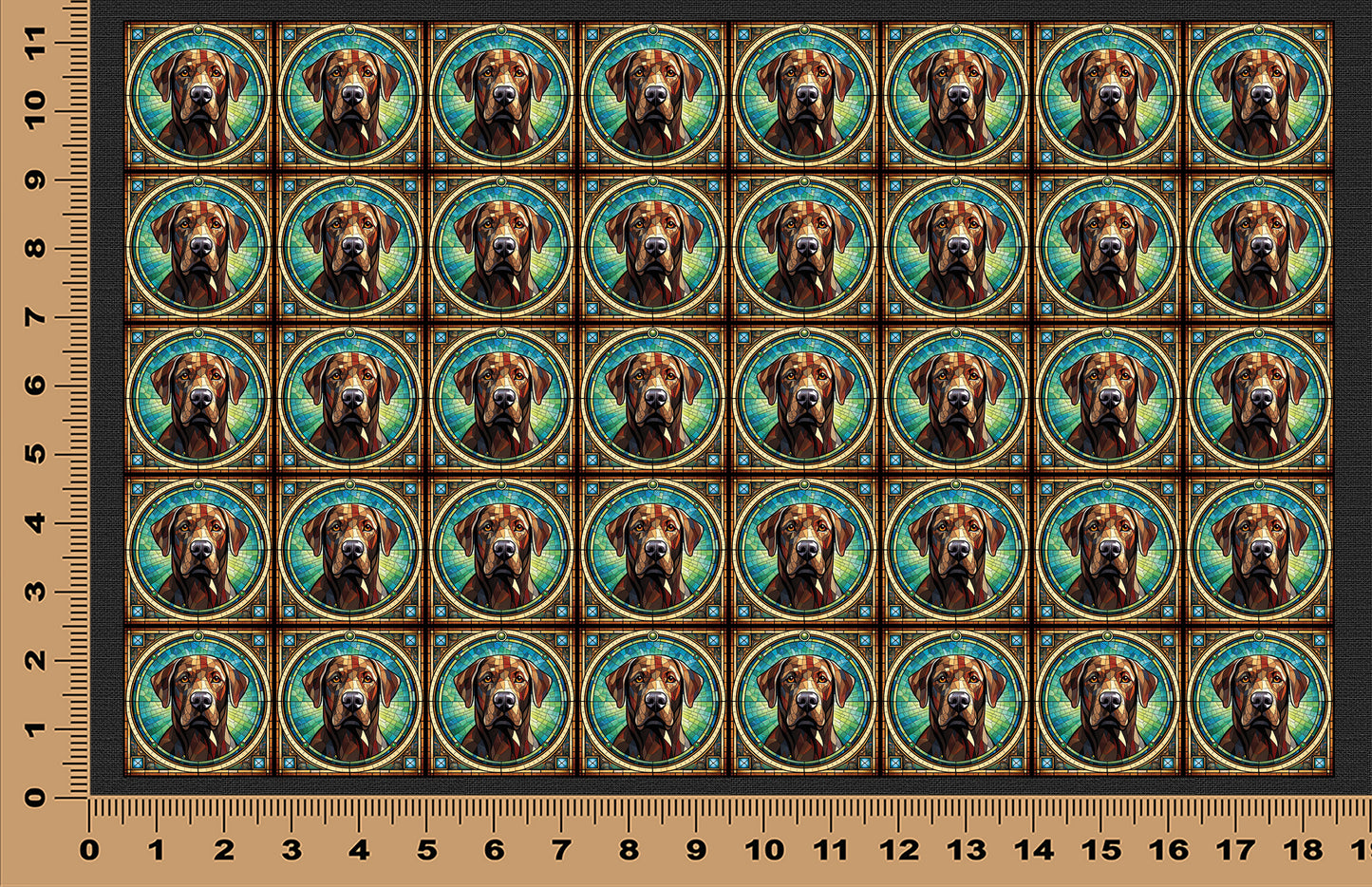 DecoCraft - Scenic Elevated Texture Tiles - Labrador Retriever
