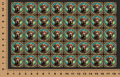 DecoCraft - Scenic Elevated Texture Tiles - Labrador Retriever