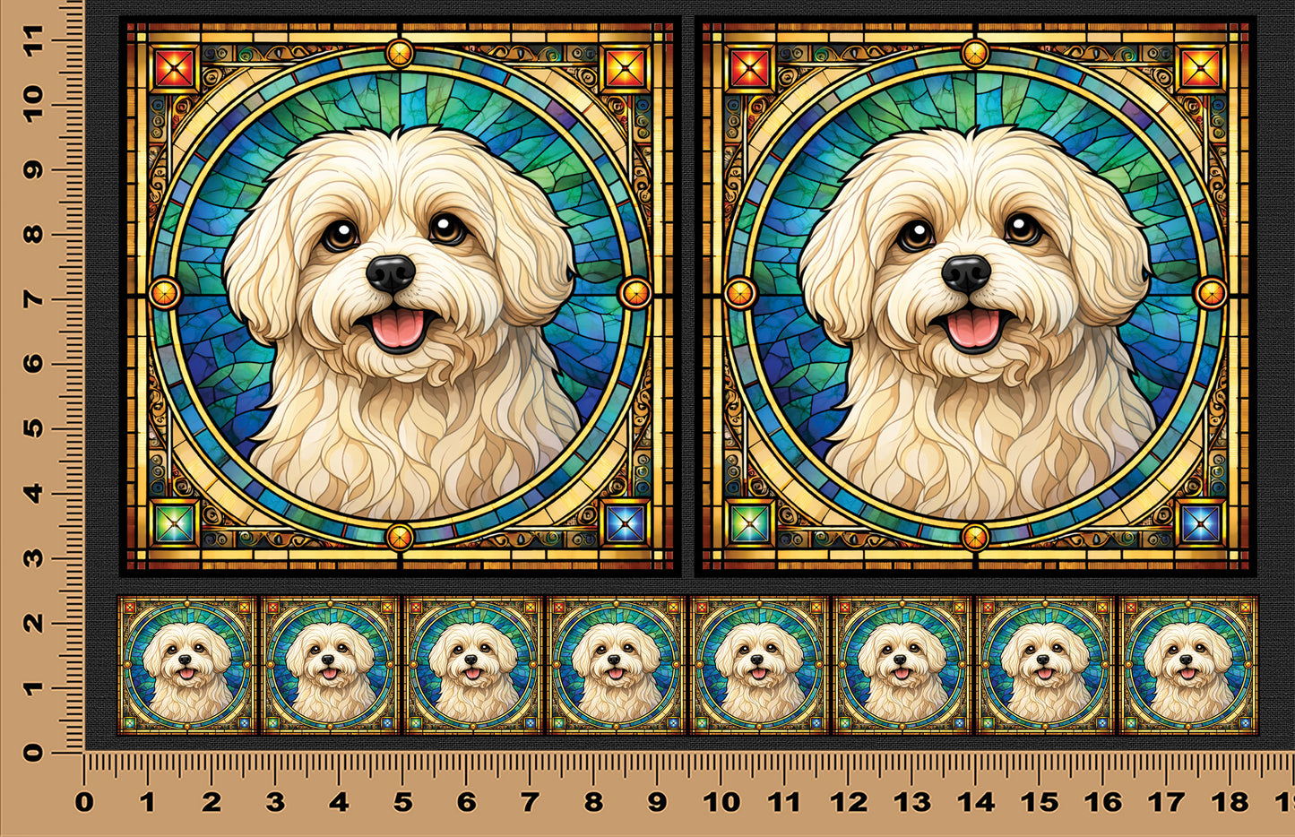 DecoCraft - Scenic Elevated Texture Tiles - Maltese