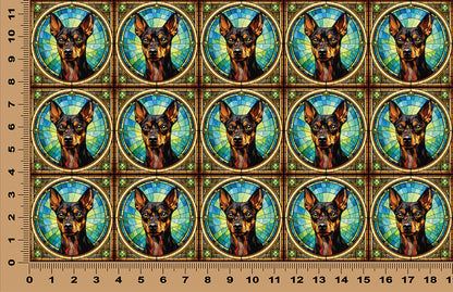 DecoCraft - Scenic Elevated Texture Tiles - Miniature Pinscher