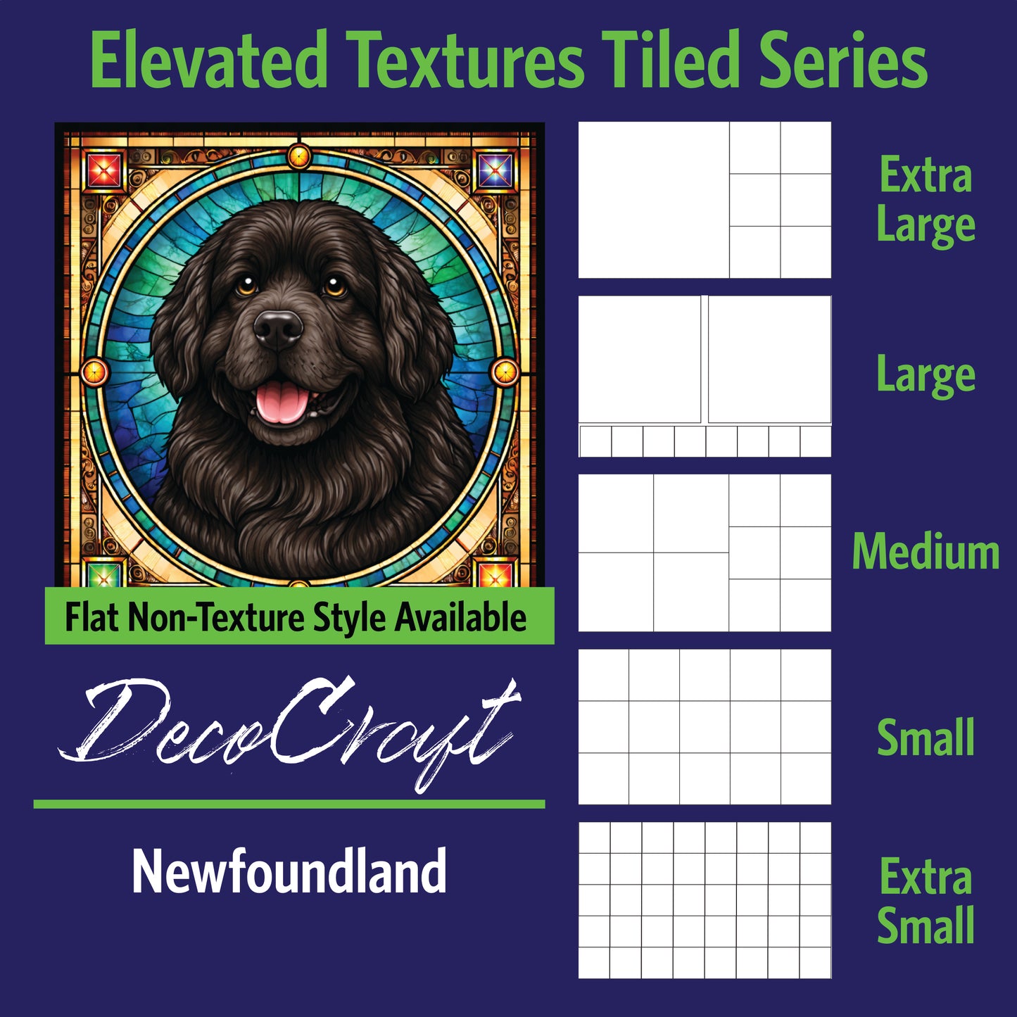 DecoCraft - Scenic Elevated Texture Tiles - Newfoundland