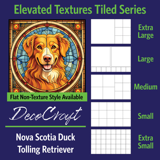 DecoCraft - Scenic Elevated Texture Tiles - Nova Scotia Duck Tolling Retriever