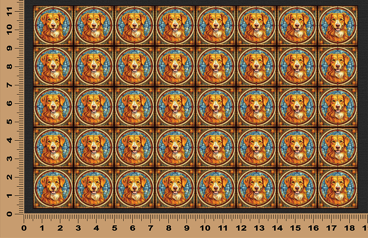 DecoCraft - Scenic Elevated Texture Tiles - Nova Scotia Duck Tolling Retriever
