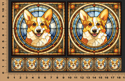 DecoCraft - Scenic Elevated Texture Tiles - Pembroke Welsh Corgi