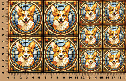 DecoCraft - Scenic Elevated Texture Tiles - Pembroke Welsh Corgi