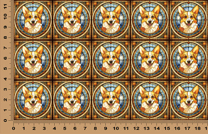 DecoCraft - Scenic Elevated Texture Tiles - Pembroke Welsh Corgi