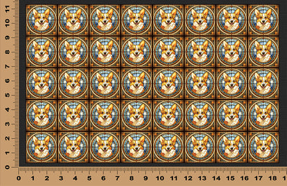 DecoCraft - Scenic Elevated Texture Tiles - Pembroke Welsh Corgi