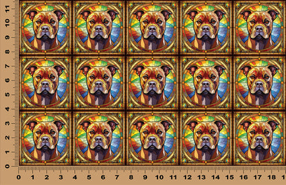 DecoCraft - Scenic Elevated Texture Tiles - Pit Bull