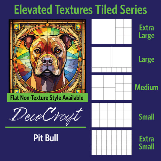 DecoCraft - Scenic Elevated Texture Tiles - Pit Bull