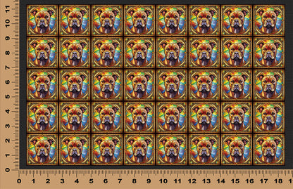 DecoCraft - Scenic Elevated Texture Tiles - Pit Bull