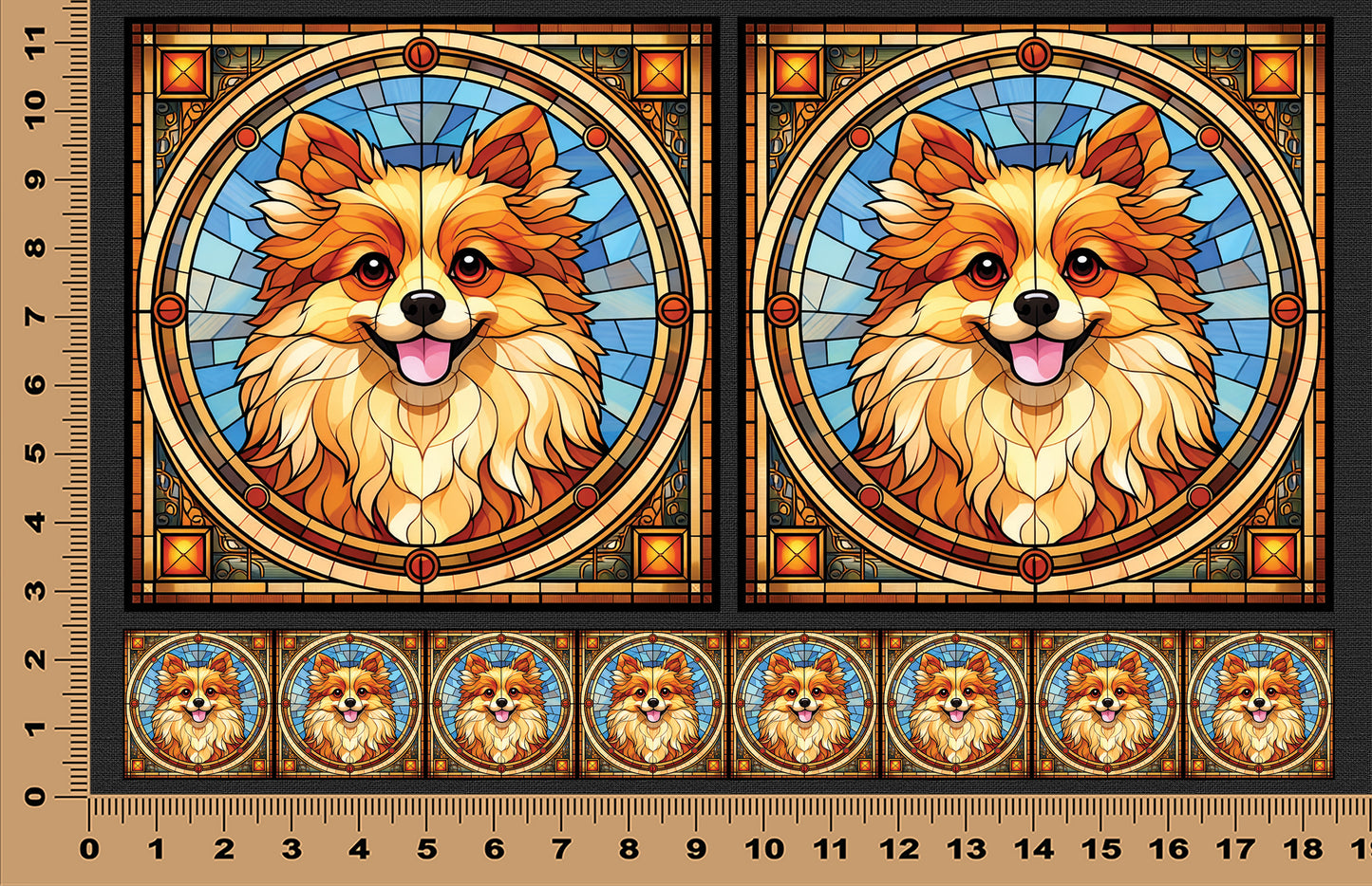 DecoCraft - Scenic Elevated Texture Tiles - Pomeranian