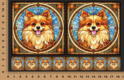 DecoCraft - Scenic Elevated Texture Tiles - Pomeranian