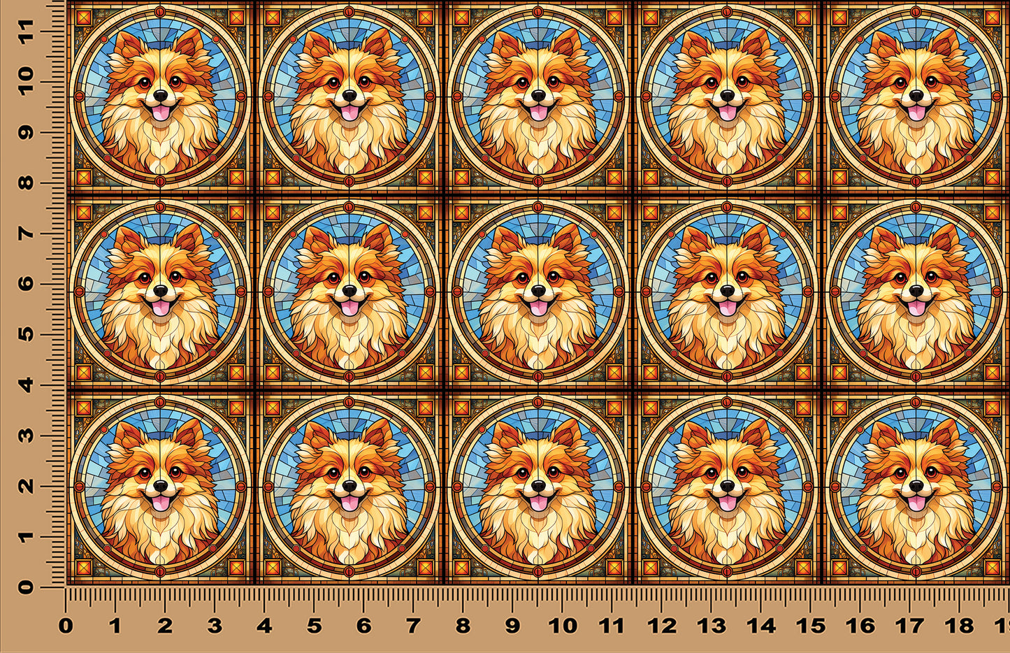 DecoCraft - Scenic Elevated Texture Tiles - Pomeranian