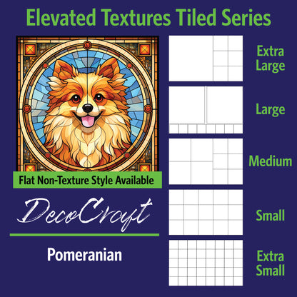 DecoCraft - Scenic Elevated Texture Tiles - Pomeranian