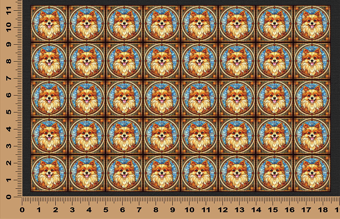 DecoCraft - Scenic Elevated Texture Tiles - Pomeranian