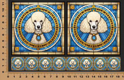 DecoCraft - Scenic Elevated Texture Tiles - Poodle