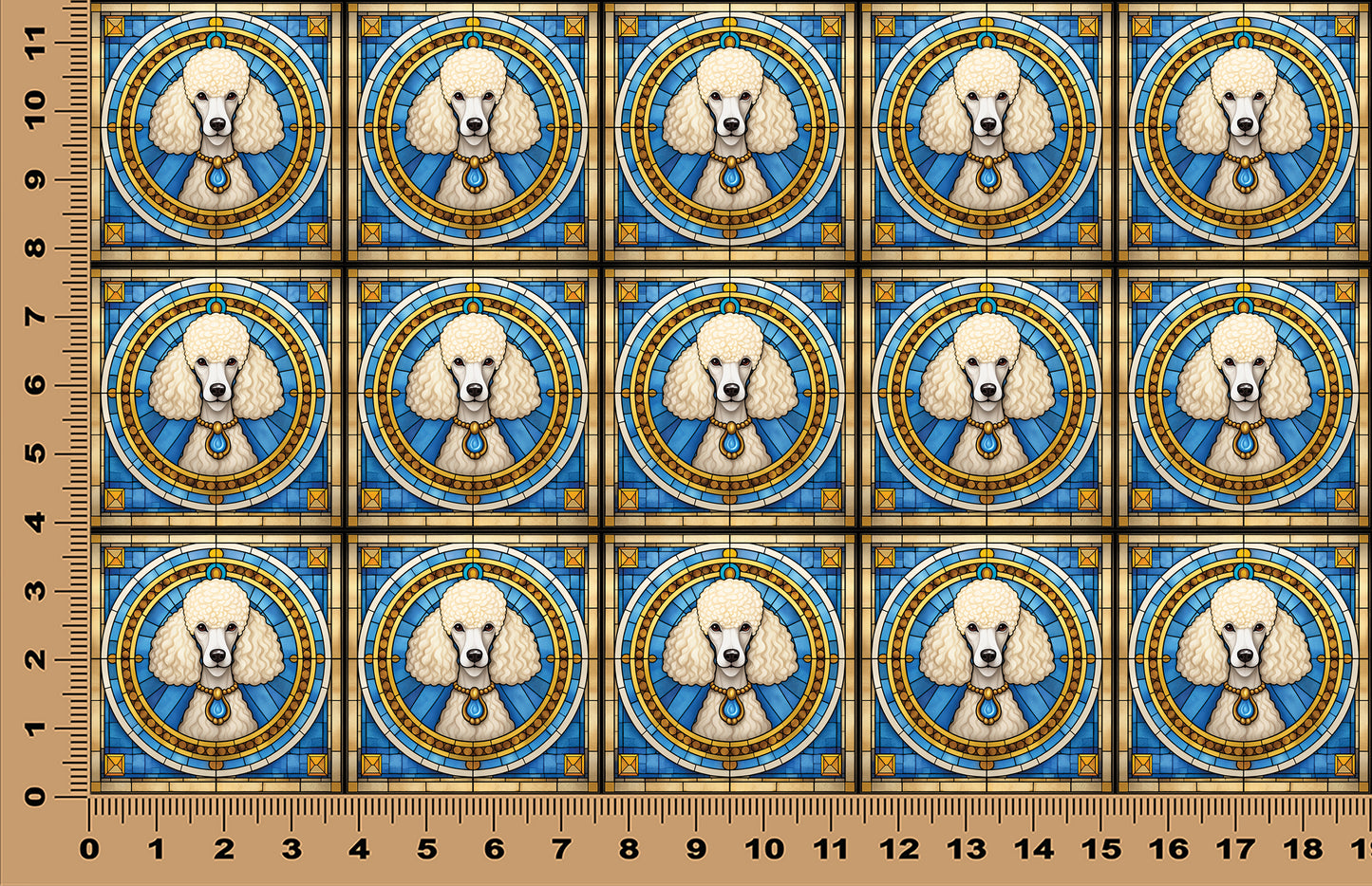 DecoCraft - Scenic Elevated Texture Tiles - Poodle