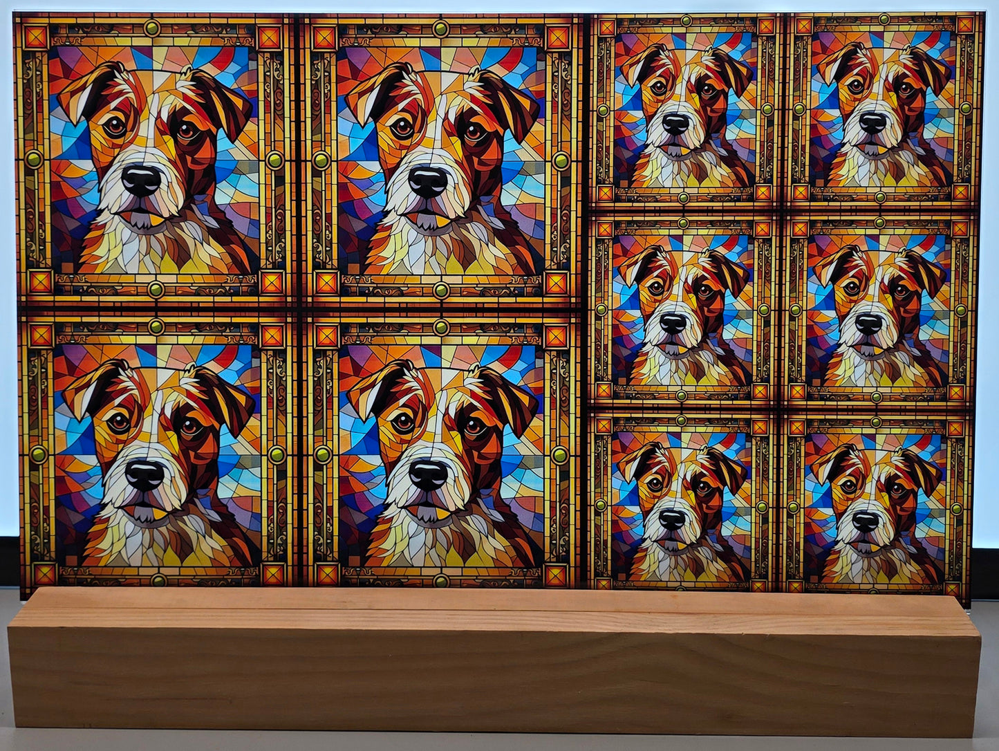 DecoCraft - Scenic Elevated Texture Tiles - Russell Terrier