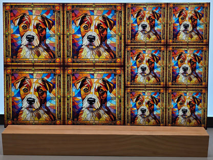 DecoCraft - Scenic Elevated Texture Tiles - Russell Terrier