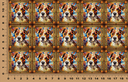 DecoCraft - Scenic Elevated Texture Tiles - Russell Terrier